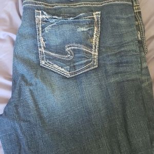 Silver plus size jeans